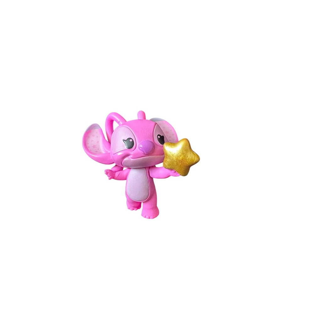 Disney Angel Experiment 624 Mini Figure Pink Gold Star Lilo & Stitch Figurine